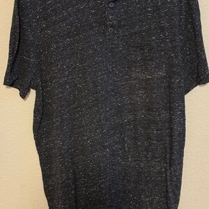 Mossimo Supply Co. Charcoal Speckled Polo Shirt